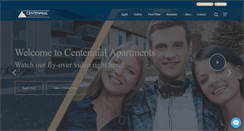 Desktop Screenshot of centennialapartments.com